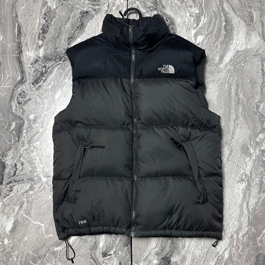 Doudoune Sans Manches The North Face 700 Gris/Noir – Taille M